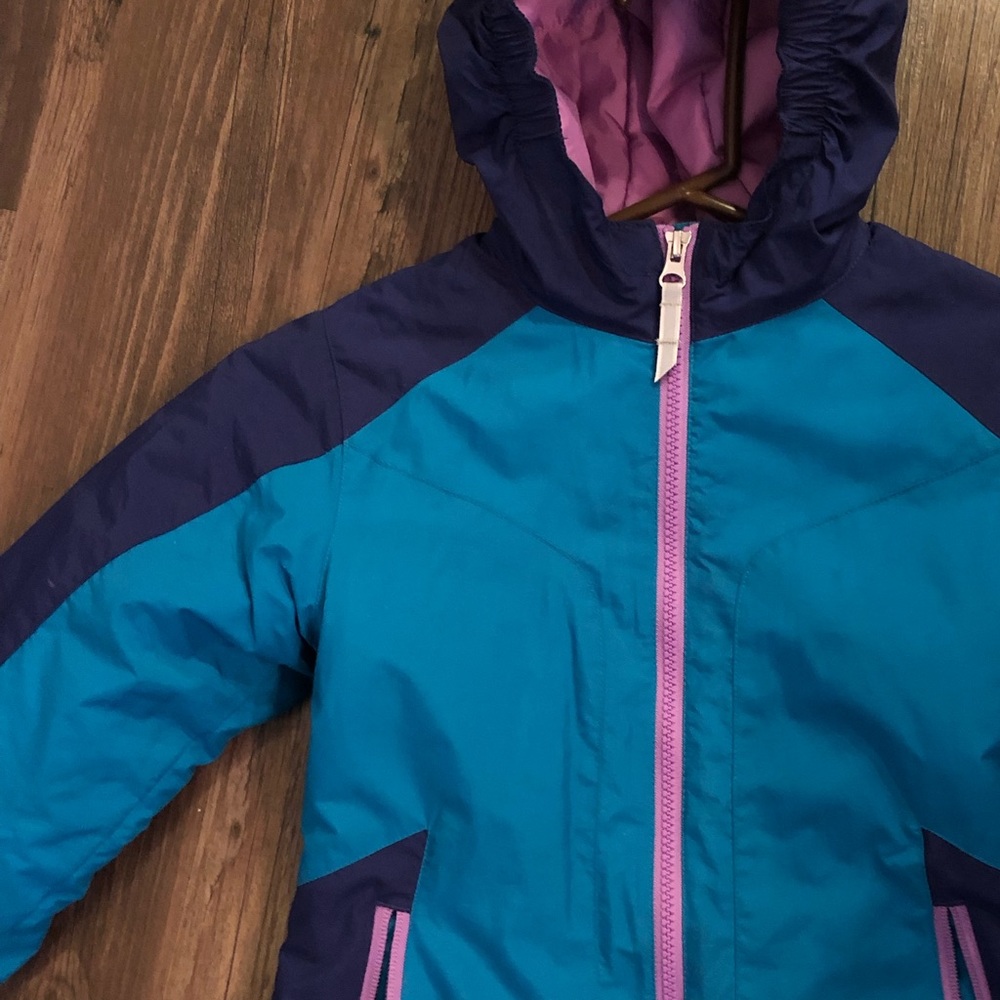 Lands End Girls snow bib & jacket